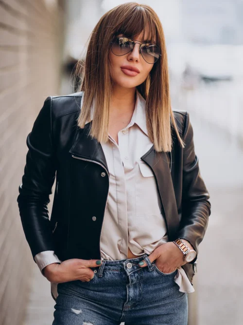 Leather jacket